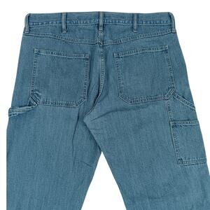 Old Navy Vintage Famous Painter Jeans Mens 36X33 Blue Baggy Wide Skate Utility